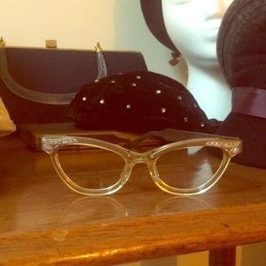 Vintage Cat Eye Rhinestone Frames